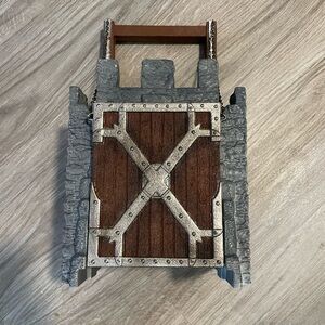 Vintage Schleich Grey Castle Drawbridge MISSING FLOORING